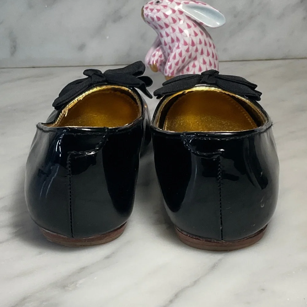 Janie and Jack Ballet Flats with Bow Detail Size 13